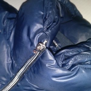 blue guess puffer coat